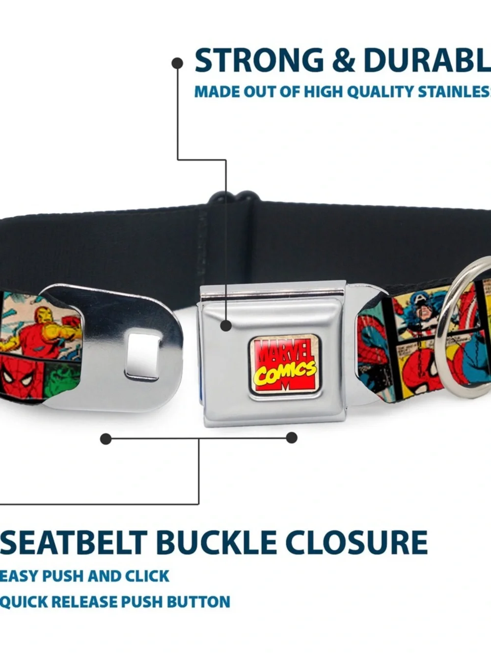 Marvel collar secure